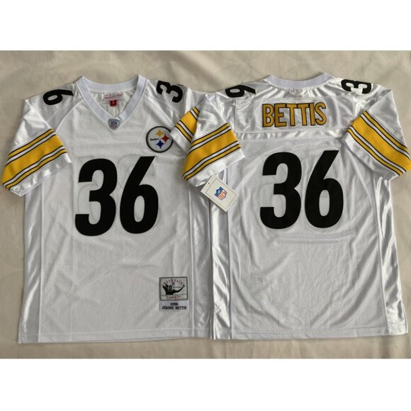 Mens Youths Kids Womens Jerome Bettis White Stitched Jersey